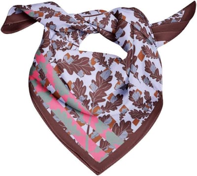 Dames Sjaal - Hoofddoek Schouderdoek - Stijlvol Accessorize - Zachte Katoen Voile - 100x100cm - Gedrukt