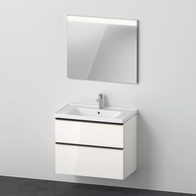 Duravit D-Neo furniture set with square mirror 80 cm DE011302222
