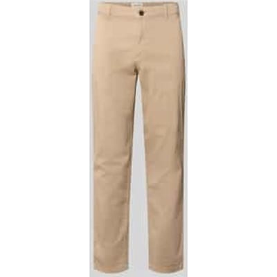 straight fit chino met steekzakken model 'Vance'