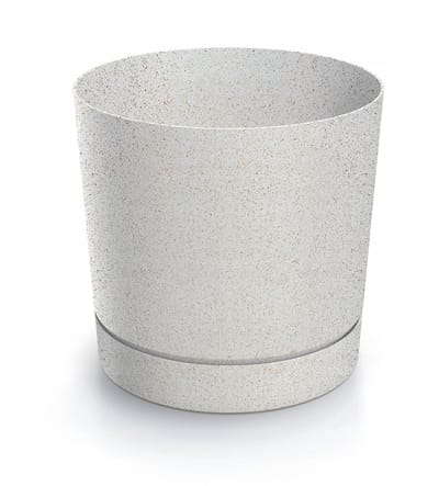 Tubo P Eco Houten Pot - Wit 19,9cm
