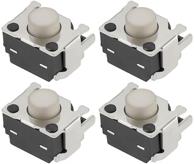 Dailygoods - Set van 4 Micro Schakelaars voor Gaming Controllers