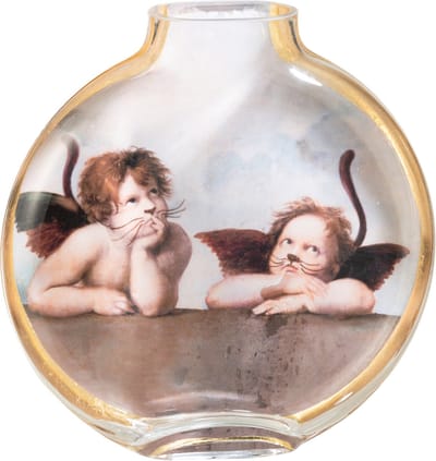 J-Line - Les Chartistes Vaas Geïnspireerd Door De Cherubs Groot - 24.5x5x25cm