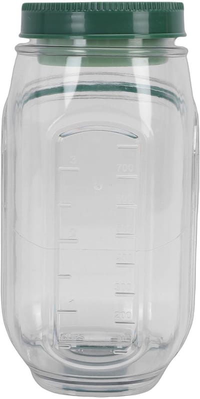 Dailygoods- Saladepot 1000 ml - Kunststof - Lekvrij - Zijopening - Herbruikbaar - Verticale gelaagdheid - Ideaal voor lunch/picknick - Saladecontainer