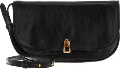 COCCINELLE Leren Schoudertas Coccinelle Magie Rock Mini Bag Noir Zwart