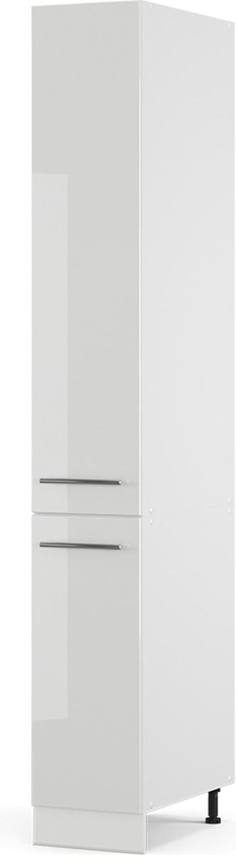 Vicco Fame-Line Badkamerkast – 30 x 206.8 cm Wit Hoogglans