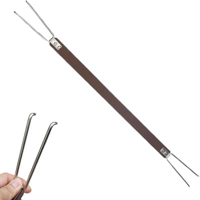 Vuurkorf Handvat - Draagriem Haken - Veilig Dragen - Hittebestendige Haken - Tot 69 cm - Zwart