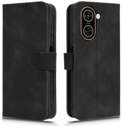 Coverup Hoesje - Geschikt voor Xiaomi Redmi A5 (173mm) Hoesje - Coverup Book Case - Zwart