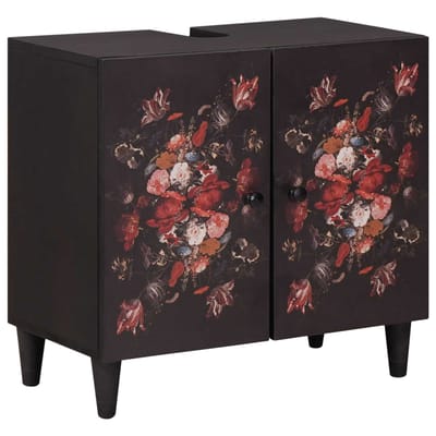 vidaXL - Badkamerkast - set - 2 - st - 62 - x - 33 - x - 58 - cm - Massief - Mango - Hout
