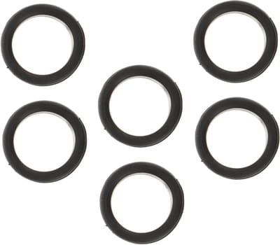 Vingerbeschermers Schaar - Schaarringen Siliconen - Huisdier Verzorging - Antislip Flexibel - 6 Stuks - Zwart