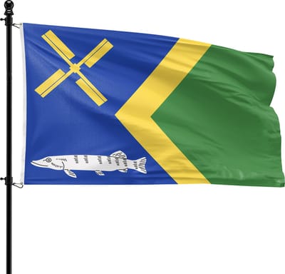 VlagDirect - Schermerse vlag - Regio Schermer vlag - 90 x 150 cm.