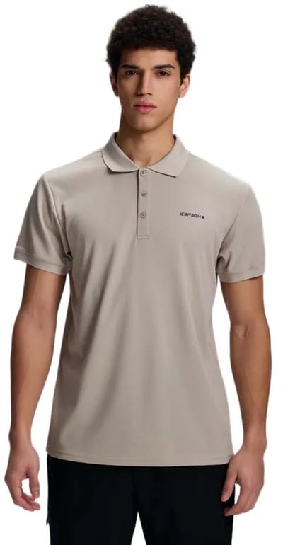 Icepeak Bellmont I Korte Mouw Poloshirt Beige S Man