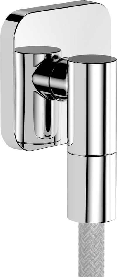 hansgrohe FixFit Fine Q muuraansluitbocht zonder terugslagklep chroom