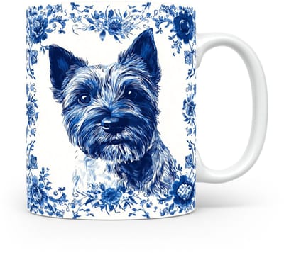 Mok Norwich terrier Beker voor koffie of tas voor thee, cadeau voor dierenliefhebbers, moeder, vader, collega, vriend, vriendin, kantoor, opa, oma, hond, kerst, sinterklaas, verjaardag