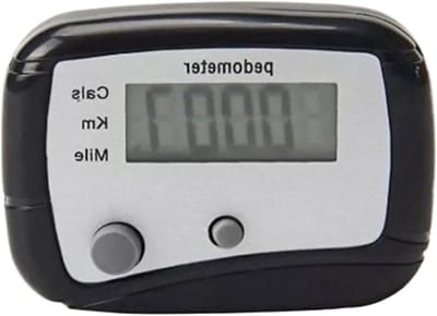 Stappenteller Digitaal - Loopmeter Calorieënteller - Activiteit Meten - Compact Lichtgewicht - 4.7 x 3.5 cm - Zwart