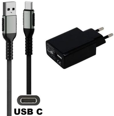 OneOne 2A lader + 0,25m sterke USB C kabel. TUV / GS 100% veilig. Oplader adapter past op Kobo (Rakuten) eReader Elipsa, Elipsa 2E, Sage, Libra 2, Libra Colour, Clara 2E, Clara Colour, Clara BW - Kindle (Amazon) Scribe