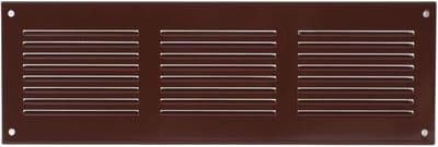 Ventilatierooster Wandrooster met Insectenbescherming 300 x 200 mm - Bruin