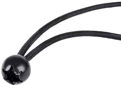 Expanders met Kogel, Zwart 6mm, 25cm