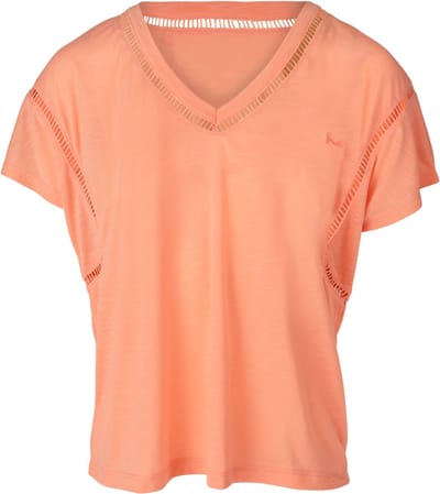 Brunotti - Duya - T-Shirt Peach - Dames - 100% Slubkatoen - Relaxed Fit - L