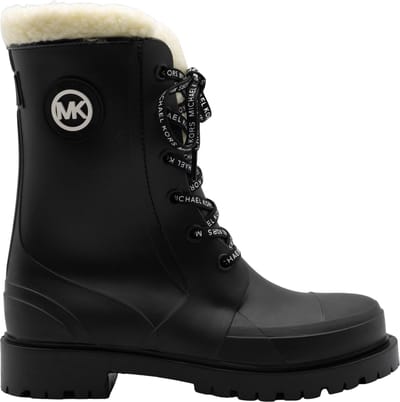 Michael Kors - maat 38.5- Montaigne Rainboot Dames Boots - Zwart