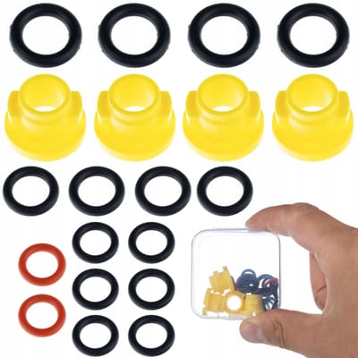 Rosfix Afdichtingsset Set Hogedrukslang 10 m Click-Click - Duurzame Afdichtingen Nylon Omsnoering - Geschikt voor Kärcher