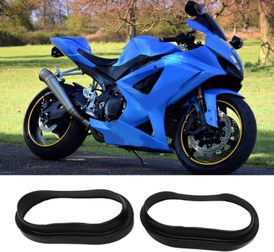 Dailygoods- Luchtinlaat - 2 Stuks - Rubber Afdichting - Vervanging voor GSXR 600/750/1000 - Duurzaam Materiaal - Hoge Prestaties - Inlaatbuis