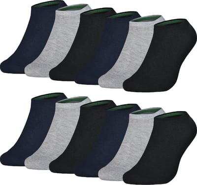 Bamboe Enkelsokken Naadloos - 12 paar - Unisex - Mix - Maat 35-40 - Bamboe Sokken