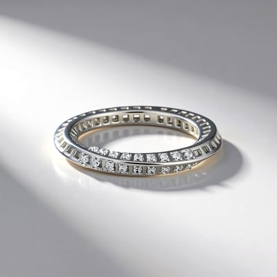 Cavill - Zilveren Damesring - 925 Sterling Zilver Geplatineerd - 18 Cambodjaanse Zirkonen 0,211 ct - Elegante Ronde Glanzende Ring 29x29 mm