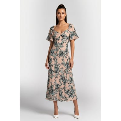 & Other Stories Nicoletta Dress Orange Size: 32 | Midi Dresses Outlet | Dames | Roze