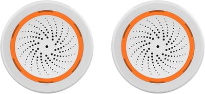 Slimme Sirene Sensor - Alarm Geluid Licht - Huisbeveiliging - Dubbele Detectie - 10 x 9 x 10 cm