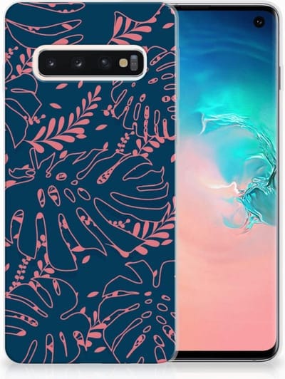 TPU Hoesje voor Samsung Galaxy S10 TPU Case Palm Leaves