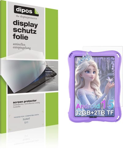 dipos – 2x Matte Beschermfolie geschikt voor SUAAT S11 | Krasbestendige & antireflecterende Screenprotector Ultra-Thin