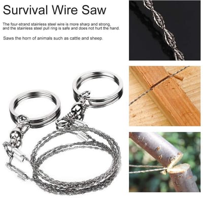Dailygoods- Hoekzaag Draagbaar - Roestvrij Staal - Hout - Buiten - Schokbestendig - Lichtgewicht - Zaag