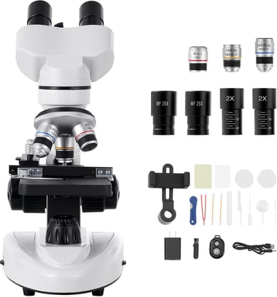 Binoculaire Samengestelde Microscoop met 40-2000x Vergroting