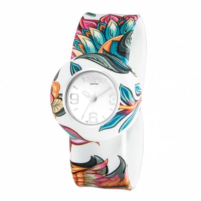 Bill´s Zwitserse Mini Horloge - vrouwen en kinderen - INDY - silicone polshorloge - zonder sluiting