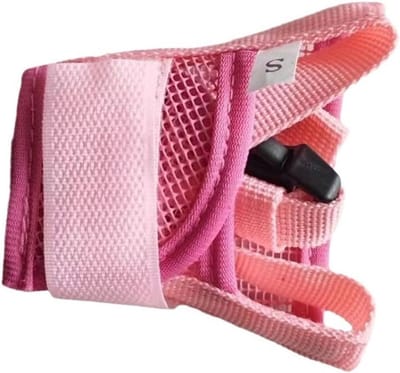 Honden Muilkorf - Ademend Mondmasker - Anti Blaffen - Verstelbaar Ontwerp - Zie Maattabel - Roze