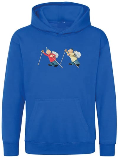 Hingly Hooded sweater Buurman & Buurman Kobalt Wandel 9-11
