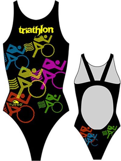 Turbo Bikes Triathlon Zwemkleding Zwart S Vrouw