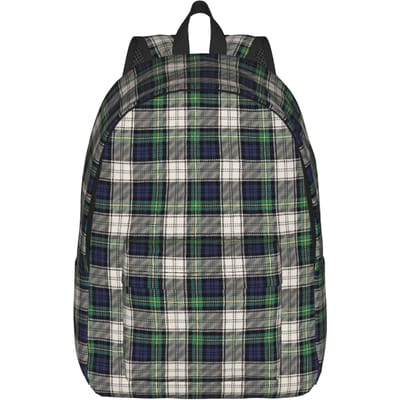 Royal Stewart Tartan Kruisruit Klassieke Rugzak Outdoor Middelbare School Werk Dagrugzak voor Mannen Vrouwen College Schoudertas S