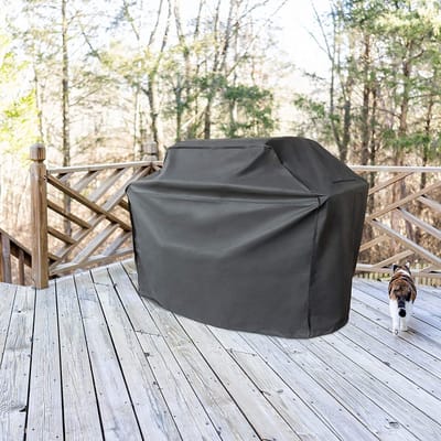 SY Goods - BBQ - Barbequehoes - Beschermhoes - Inclusief Trekkoord - Barbecue - Hoes - Hoezen - BBQhoes - Barbeque - Barbaqu - Barbecuehoes - Zwart - XL - Zomer