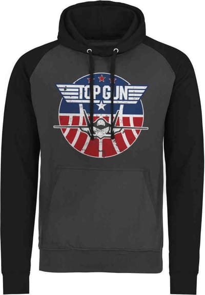 Top Gun Hoodie/trui -S- Tomcat Grijs/Zwart