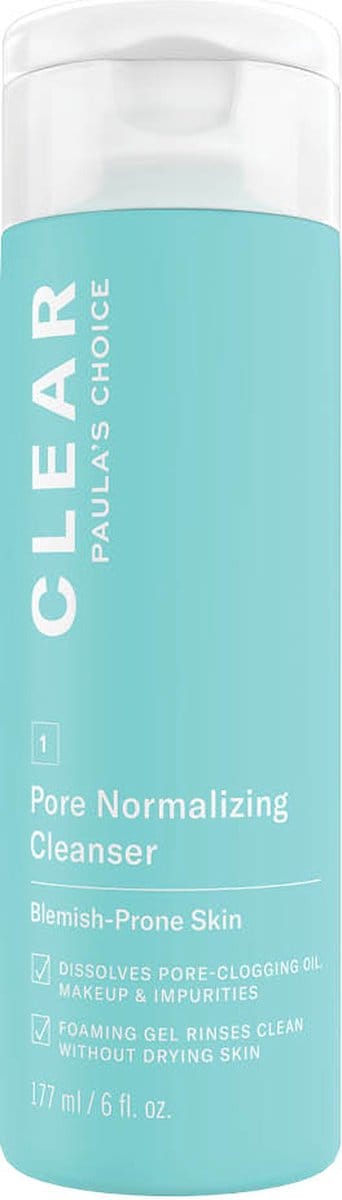 Paula's Choice Clear Gel Gezichtsreiniger - Vermindert Puistjes & Mee-eters - 177 ml
