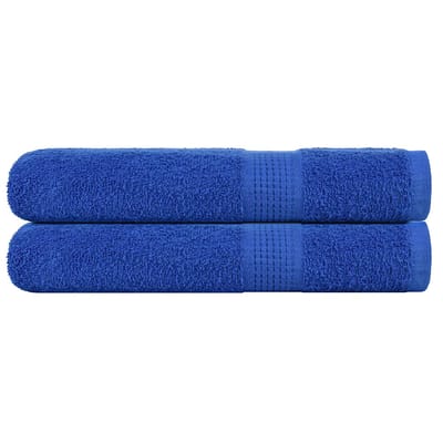 vidaXL - Handdoeken - FROGN - 2 - st - 100x200 - cm - 360 - g/m² - blauw