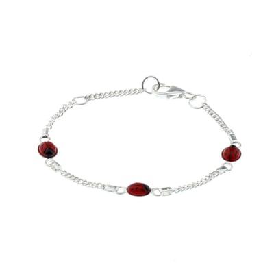 Armband Lieveheersbeestjes - Zilver - Armbandjes