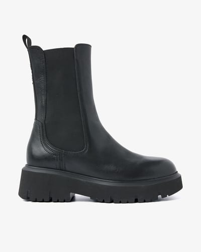 VIA VAI Ziva Rush Chelsea boots Dames - Leer - Zwart - Maat 41