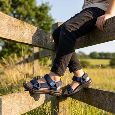 Muyters Sandalen blauw Textiel - Maat 26 - Kinderschoenen