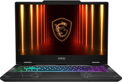 MSI Cyborg 15 B2RWFKG-038XPL Intel Core 7 240H Laptop 39,6 cm (15.6") Full HD 16 GB DDR5-SDRAM 512 GB SSD NVIDIA GeForce RTX 5060 Wi-Fi 6E (802.11ax) Gratis DOS Zwart