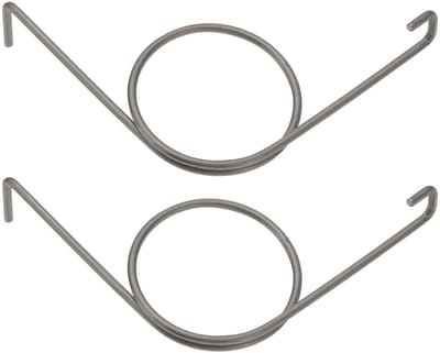 Dailygoods- Vervanging Lente 2 Stuks - Reparatie Veer - Compatibel met GU PSK 966 - Roestvrij Staal - Afmetingen 35mmx34mm - Rechts Model 9-29665-00-R - Schuifdeurveer