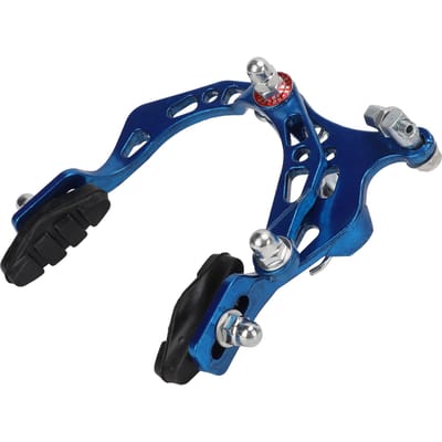 Étrier de frein de vélo en alliage d'aluminium, haute résistance, stable et durable, accessoire de cyclisme pour moto bleu