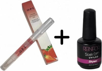 Guardian Beauty Reinforce Soak off Gel + Cuticle Revitalizer Oil - Soak of Gel and Nagel Olie - 15ml