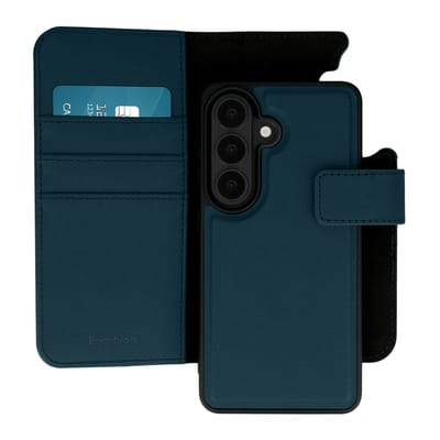 imoshion Hoesje - Geschikt voor Samsung Galaxy S26 - Uitneembare 2-in-1 Luxe Bookcase - Blauw